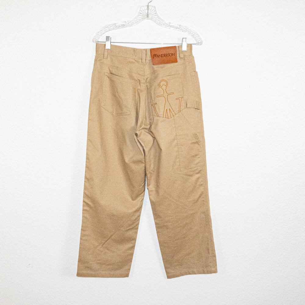 JW Anderson Straight Leg Carpenter Pants in Khaki Beige 28waist - Picture 6 of 12